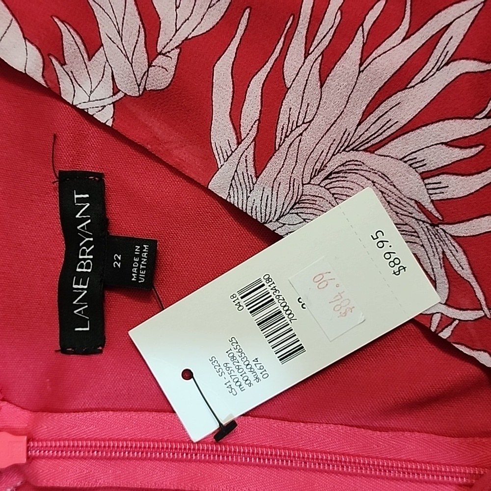 NWT Lane Bryant Floral Flowy Dress - Picture 4 of 6